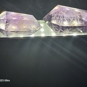 Purple Crystal Decor